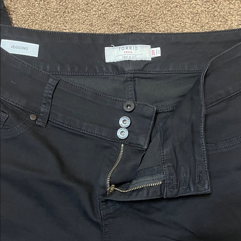 Torrid High Rise Black Jeans